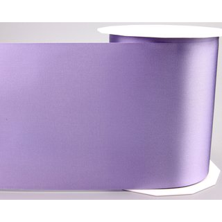 25 m x 112 mm Satinband Sophie FLIEDER Lavendel (024) Satin Tischband Schleifenband breites weiches Band Tischdekoration Tisch Deko