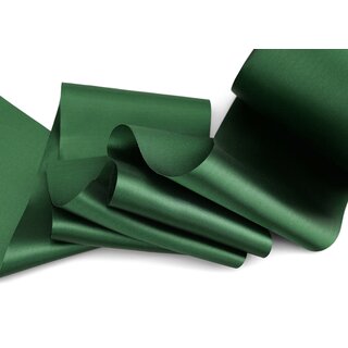 25 m x 112 mm Satinband Sophie DUNKELGRN Tannengrn (035) Satin Tischband Schleifenband breites weiches Band Tischdekoration Tisch Deko