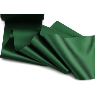25 m x 112 mm Satinband Sophie DUNKELGRN Tannengrn (035) Satin Tischband Schleifenband breites weiches Band Tischdekoration Tisch Deko