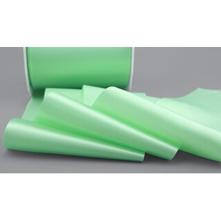 25 m x 112 mm Satinband Sophie MINT (136) Satin Tischband Schleifenband breites weiches Band Tischdekoration Tisch Deko