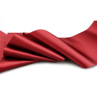3 m x 112 mm Satinband Sophie BORDEAUX (018) Satin Tischband Schleifenband breites weiches Band Tischdekoration Tisch Deko