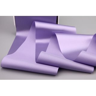 3 m x 112 mm Satinband Sophie FLIEDER Lavendel (024) Satin Tischband Schleifenband breites weiches Band Tischdekoration Tisch Deko