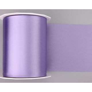 3 m x 112 mm Satinband Sophie FLIEDER Lavendel (024) Satin Tischband Schleifenband breites weiches Band Tischdekoration Tisch Deko