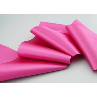 3 m x 112 mm Satinband Sophie PINK (606) Satin Tischband Schleifenband breites weiches Band Tischdekoration Tisch Deko