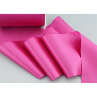 3 m x 112 mm Satinband Sophie PINK (606) Satin Tischband Schleifenband breites weiches Band Tischdekoration Tisch Deko