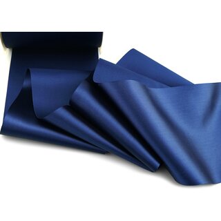 3 m x 112 mm Satinband Sophie DUNKELBLAU (624) Satin Tischband Schleifenband breites weiches Band Tischdekoration Tisch Deko