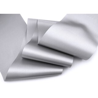 3 m x 112 mm Satinband Sophie GRAU Taubenblau (631) Satin Tischband Schleifenband breites weiches Band Tischdekoration Tisch Deko