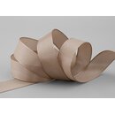 Dekoband TAFTBAND 3 m x 25 mm TAUPE Geschenkband...