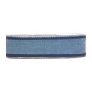 15 m x 25 mm Jeansband HELLBLAU Jeans Band Denimband...