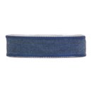 15 m x 25 mm Jeansband DUNKELBLAU Jeans Band Denimband...