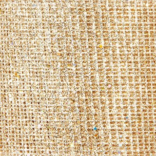 10 m x 60 mm Tllband Gold Netzband mit Glitzer Glanz breites glanzendes Gitterband transparent Glitter Lurex Weihnachten