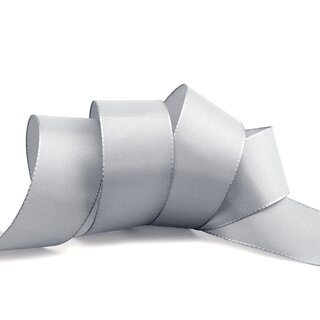 Dekoband TAFTBAND 3 m x 40 mm HELLGRAU Grau Geschenkband...