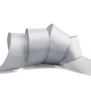 Dekoband TAFTBAND 3 m x 40 mm HELLGRAU Grau Geschenkband...