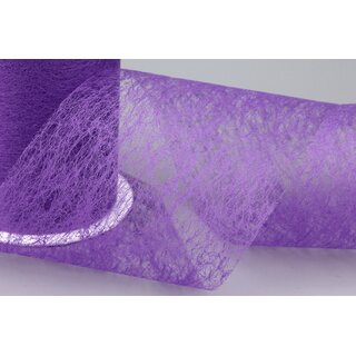 VLIES Dekoband 20 m x 10 cm LILA Violett Vliesband Geschenkband Schleifenband Transparent