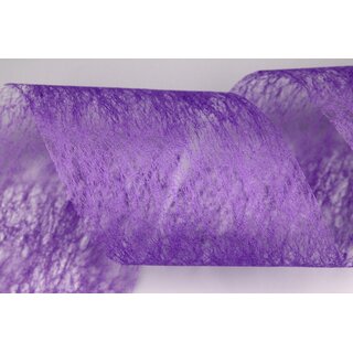 VLIES Dekoband 20 m x 10 cm LILA Violett Vliesband Geschenkband Schleifenband Transparent