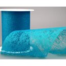 VLIES Dekoband 20 m x 10 cm TRKIS Aquablau Vliesband...