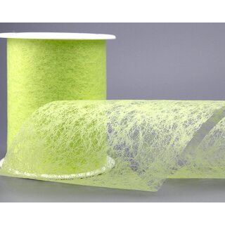VLIES Dekoband 20 m x 10 cm LEMONGRÜN Hellgrün Grün...