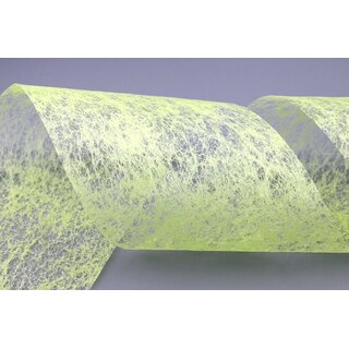 VLIES Dekoband 20 m x 10 cm LEMONGRN Hellgrn Grn Vliesband Geschenkband Schleifenband Transparent