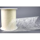 VLIES Dekoband 20 m x 10 cm CREME Ivory Vliesband...