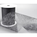 VLIES Dekoband 20 m x 10 cm ANTHRAZIT Dunkelgrau Grau...