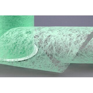 VLIES Dekoband 20 m x 10 cm MINT Vliesband Geschenkband Schleifenband Transparent