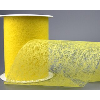 VLIES Dekoband 20 m x 10 cm GELB Vliesband Geschenkband...