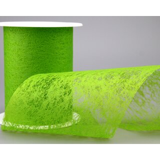 VLIES Dekoband 20 m x 10 cm APFELGRÜN Grün Vliesband...
