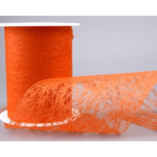 VLIES Dekoband 20 m x 10 cm ORANGE Vliesband Geschenkband...