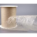 VLIES Dekoband 20 m x 10 cm BEIGE Ecru Vliesband...