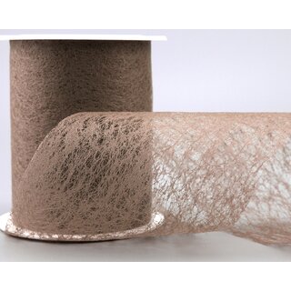 VLIES Dekoband 20 m x 10 cm TAUPE Vliesband Geschenkband...
