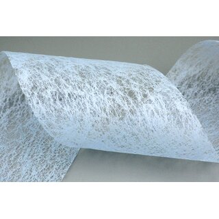 VLIES Dekoband 20 m x 10 cm HELLBLAU Vliesband Geschenkband Schleifenband Transparent