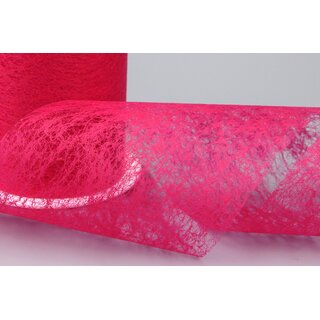 VLIES Dekoband 20 m x 10 cm HIMBEERE Vliesband Geschenkband Schleifenband Transparent