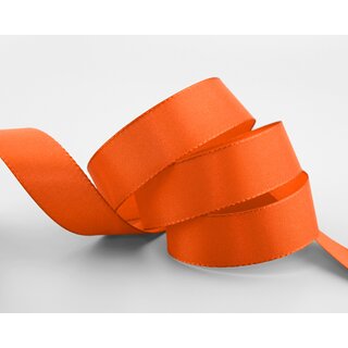 Dekoband TAFTBAND 3 m x 25 mm ORANGE Geschenkband...