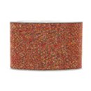 8 m x 63 mm Stoffband Wolloptik Band TERRAKOTTA Gewebt...