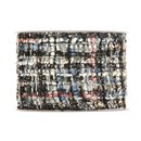 5 m x 63 mm Dekoband Boucle SCHWARZ Band Gewebt Stoffband...