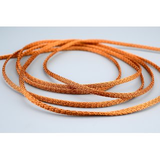 20 m x 5 mm Kordel Metallisch KUPFER aus Lurex Glanz Glnzend Schnur Lurexband Dekoband Glanzband Weihnachten