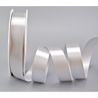 Polyband SILBER 91 m x 25 mm Rolle Dekoband Kr�uselband...