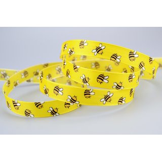 3 m x 15 mm Dekoband HAPPY BEE Geschenkband Taftband Band...