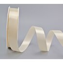 Polyband CREME 91 m x 25 mm Rolle Dekoband Glanzband...