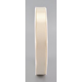 Polyband CREME 91 m x 15 mm Rolle Dekoband Glanzband Geschenkband Ringelband Kr�uselband wetterfest