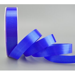 Polyband BLAU 91 m x 25 mm Rolle Dekoband Glanzband...