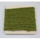 Wollkordel Wolldocht OLIV 3 m x 3-4 mm 100 % Wolle...