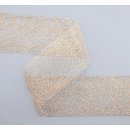 3 m x 72 mm Dekoband MAGIC LACE GOLD transparent...