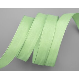 3 m x 15 mm SEIDENBAND LINA 037 LINDGRN Grn mit Drahtkanten Stoffband Dekoband Drahtkantenband Geschenkband Tischdeko