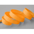 3 m x 15 mm SEIDENBAND LINA 620 ORANGE mit Drahtkanten...
