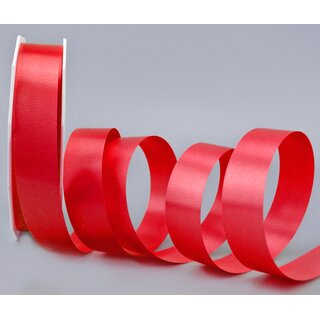 Polyband ROT 91 m x 25 mm Rolle Dekoband Kr�uselband...