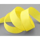 3 m x 25 mm SEIDENBAND LINA 615 GELB mit Drahtkanten...