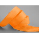 3 m x 25 mm SEIDENBAND LINA 620 ORANGE mit Drahtkanten...