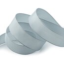 3 m x 25 mm SEIDENBAND LINA 631 GRAU Hellgrau mit...