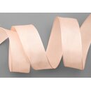 20 m x 25 mm SEIDENBAND LINA 034/1 HELL APRICOT mit...